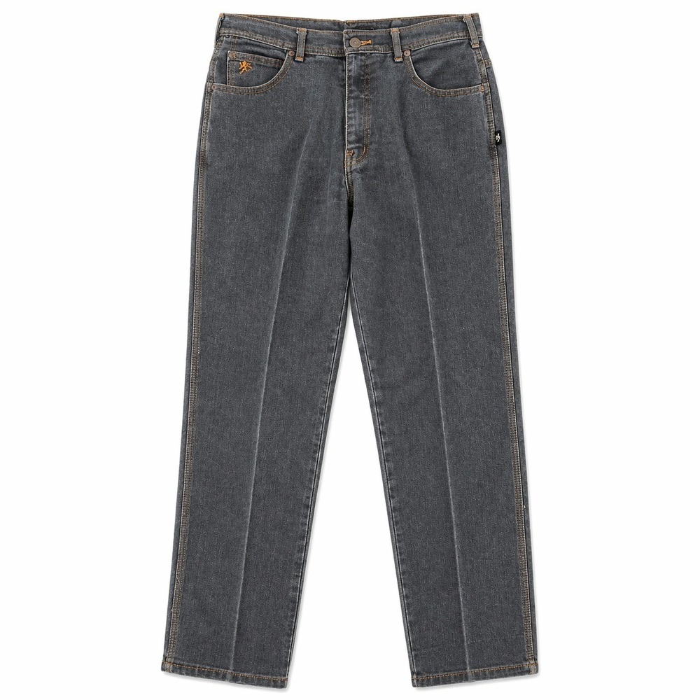 High Rise 80s Womens BRAXTON STRETCH JEANS 12  Washed Black Mom‎ Jeans 29x29.5